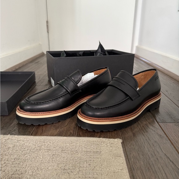 Saturdays New York City Black Leather Loafers main image 4